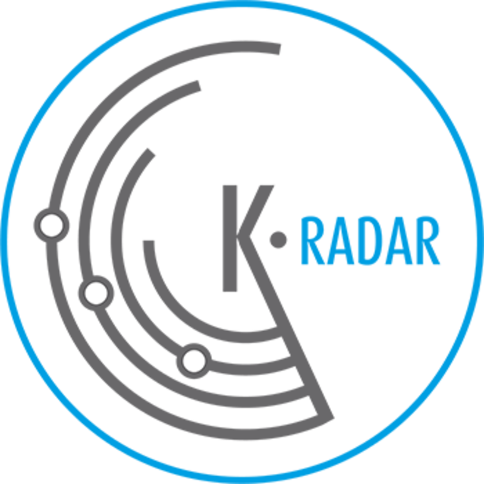 Symbol für Angriffserkennung bzw. Anomaly Detection. Ein stilisiertes Radar.