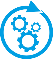 Symbol Leistungen im Bereich Informationssicherheitsmanagement.